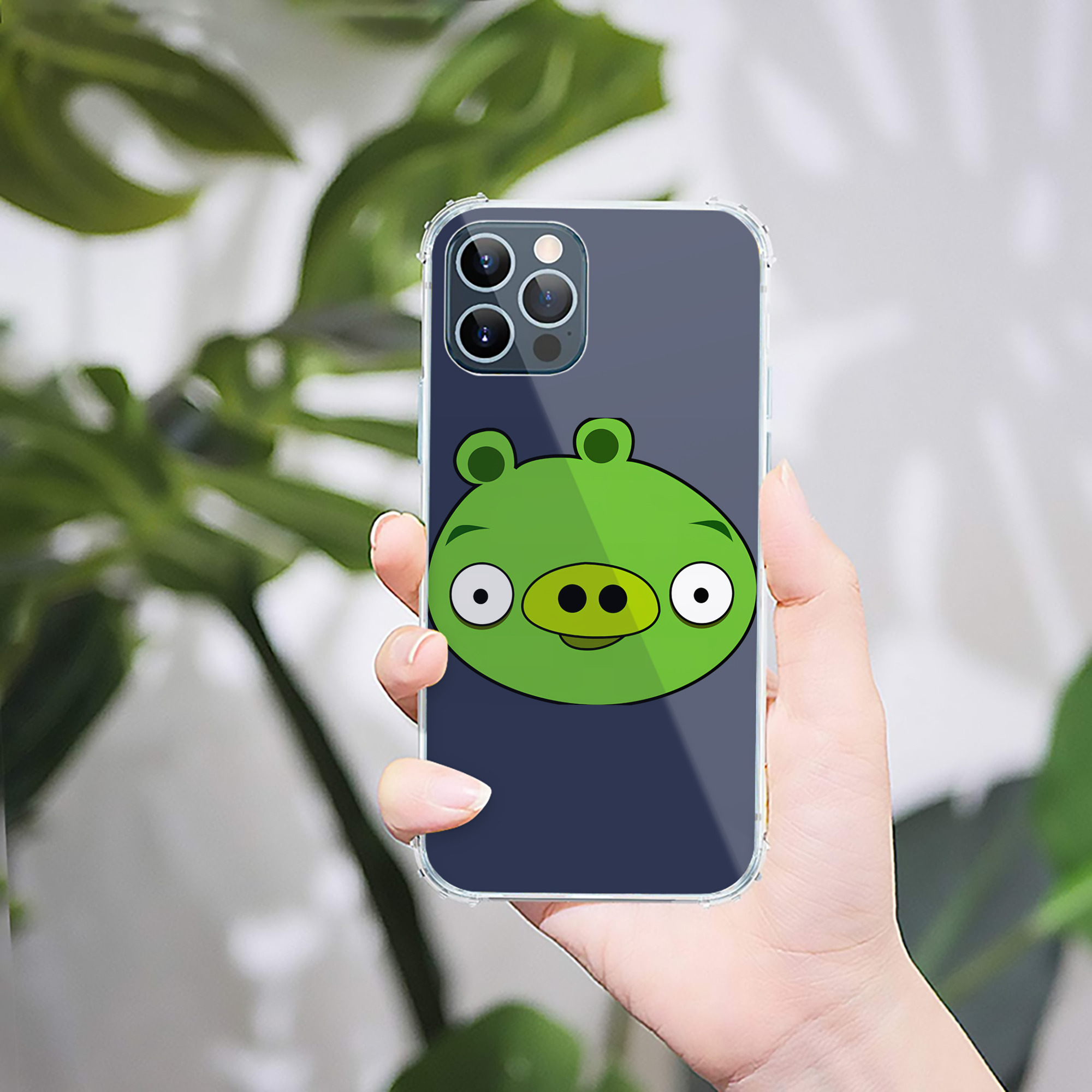 （画像用） Angry Birds アングリーバード 【iPhone 12シリーズ対応】透明スマホケース（クリアソフトケース）
